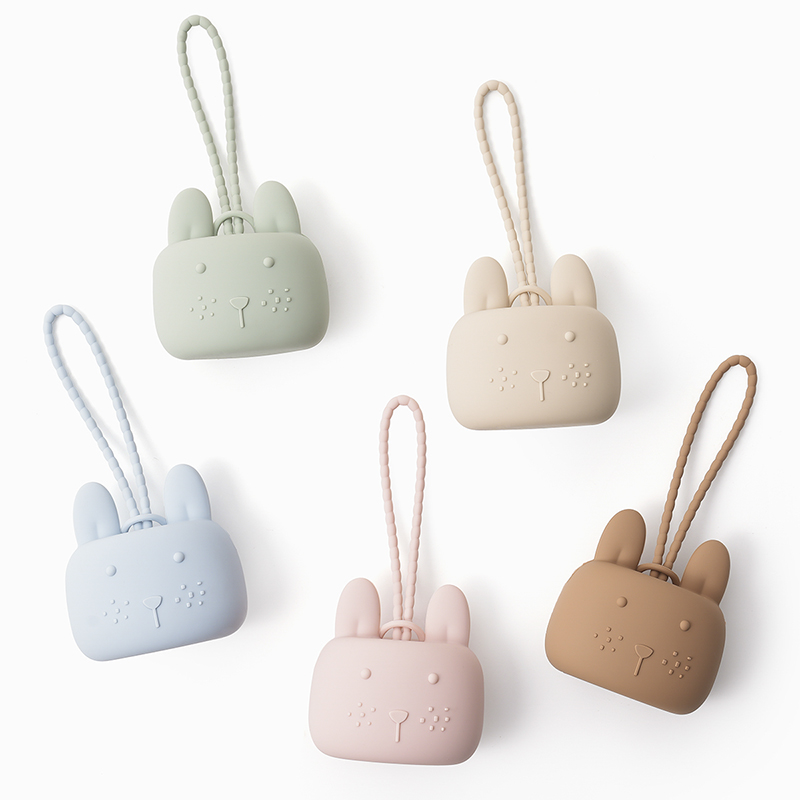 Pacifier Sterilizer Case - กล่องใส่จุกนมหลอกซิลิโคนสำหรับเด็ก 1 ชิ้น, กล่องใส่จุกนมหลอกซิลิโคนนุ่ม 100% กล่องเก็บจุกนมหลอก
