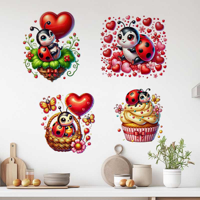 Baby Nursery Panelling - สติกเกอร์ติดผนังลายเต่าทองน่ารัก ตกแต่งห้องเด็ก ห้องนอน วอลเปเปอร์ติดผนังแบบมีกาวในตัว ของตกแต่งบ้าน รุ่น