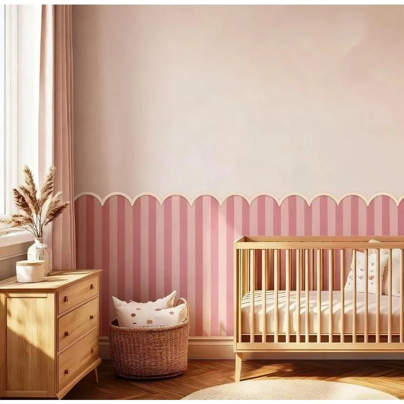 Baby Nursery Stickers - 12/24 ชิ้น แผ่นไม้ตกแต่งแบบยังไม่เสร็จสำหรับ DIY ตกแต่งผนังห้องเด็กเล่น สติ๊กเกอร์ติดผนังแบบลอกและติด