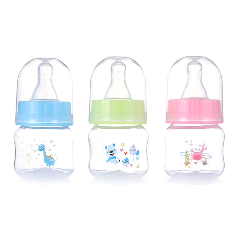 Baby Nursery Hospital - ● ขวดนมขนาดเล็กพกพาสำหรับเด็กแรกเกิด 50 มล. ปลอดสาร BPA