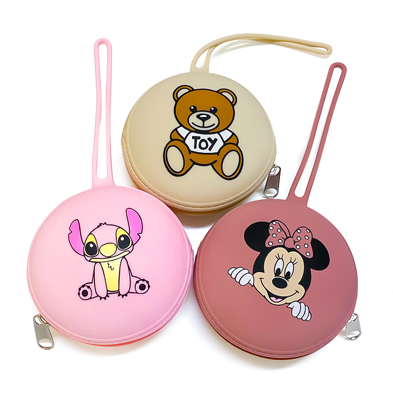 1PC การ์ตูนตัวละครซิลิโคนกระเป - Pacifier Sterilizer Case บทวิจารณ์และราคา