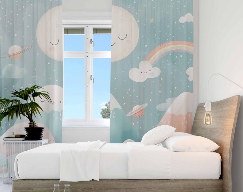 ม่านกันแสงสำหรับห้องเด็ก ลายภู - Baby Nursery Curtains บทวิจารณ์และราคา