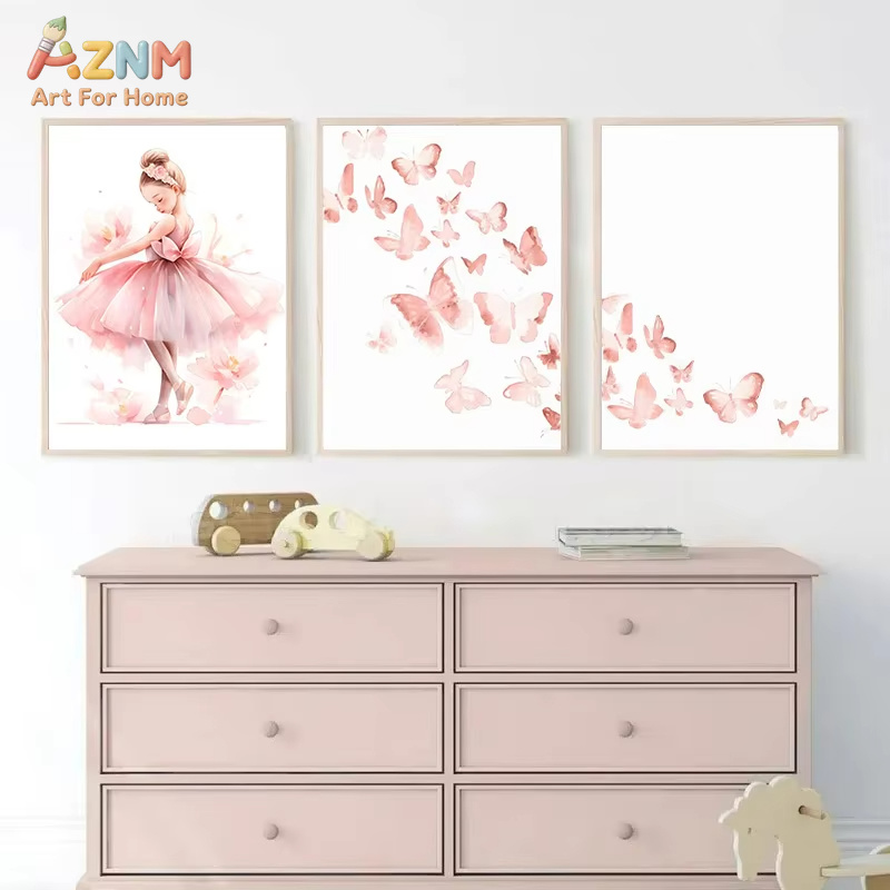 1 ชิ้น, สีชมพูสาวนักบัลเล่ต์ยู - Baby Unicorn Nursery บทวิจารณ์และราคา