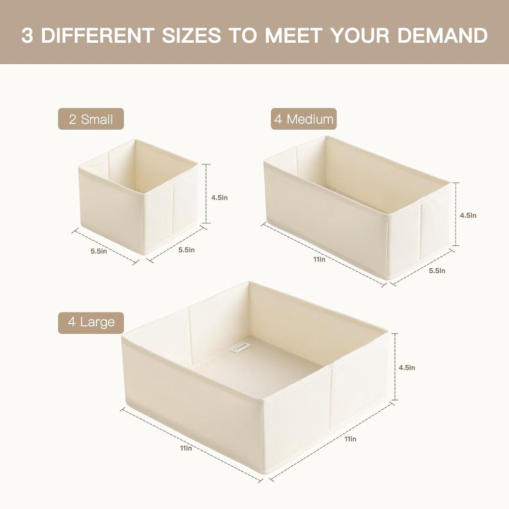 กล่องจัดระเบียบลิ้นชัก 10 ชิ้น - Baby Nursery Closet Organization บทวิจารณ์และราคา