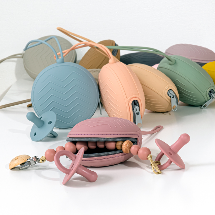 เกรดอาหารเด็กซิลิโคนอ่อนนุ่มเก - Pacifier Sterilizer Case บทวิจารณ์และราคา