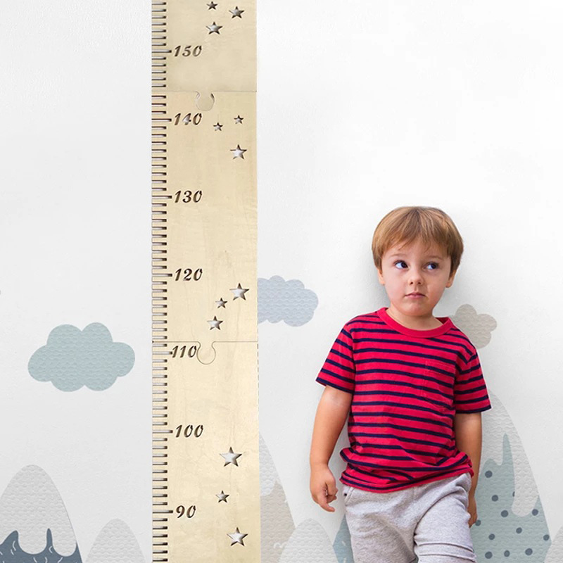 5 แผ่น Nordic ไม้เด็กความสูงแผ - Wall Decal Nursery บทวิจารณ์และราคา