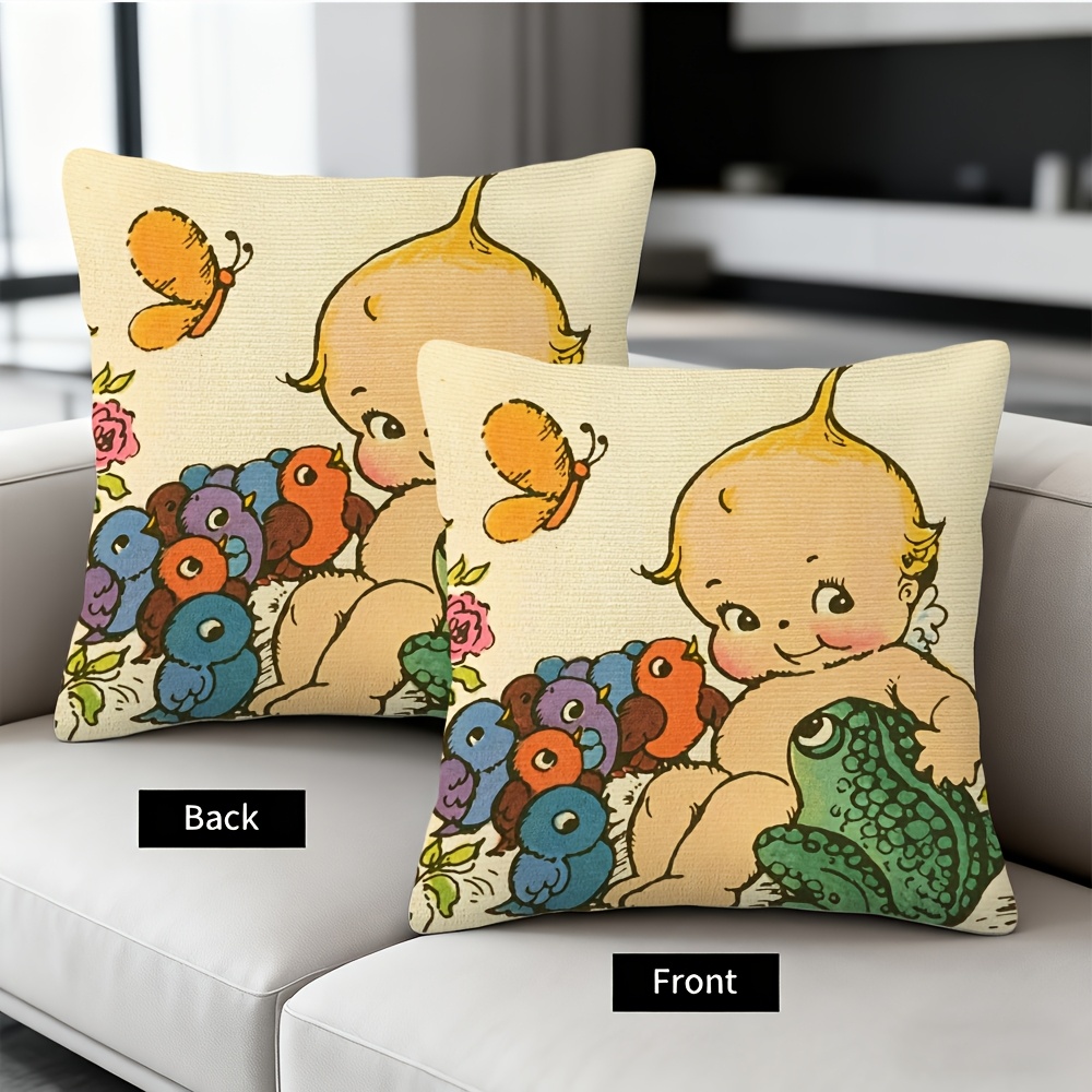 ปลอกหมอนอิงลายการ์ตูนกบเด็กน่า - Baby Nursery Chair บทวิจารณ์และราคา