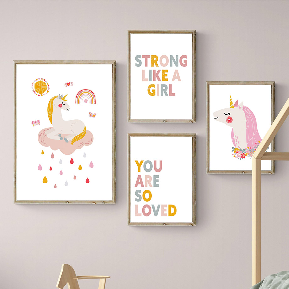 คาวาอิการ์ตูนยูนิคอร์นสายรุ้งซ - Baby Unicorn Nursery บทวิจารณ์และราคา