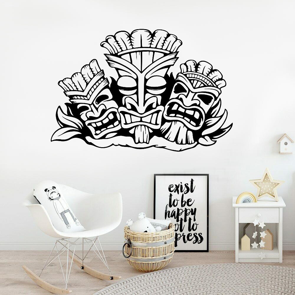 ฮาวาย Totem สติ๊กเกอร์ติดผนัง  - Baby Nursery Stickers บทวิจารณ์และราคา