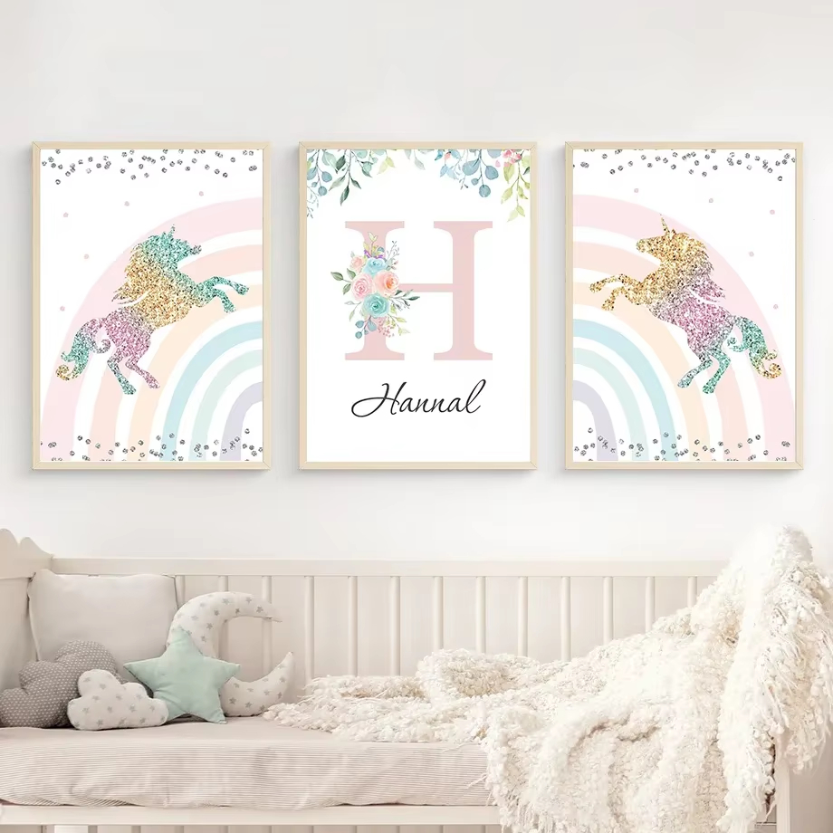 Kawaii Mermaid Angel Girl Unic - Baby Unicorn Nursery บทวิจารณ์และราคา