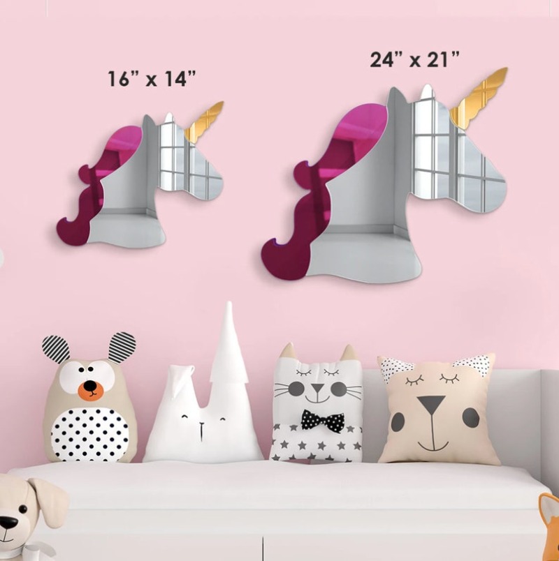 กระจกตกแต่งผนังอะคริลิค 3 มิติ - Baby Nursery Themes Girl บทวิจารณ์และราคา