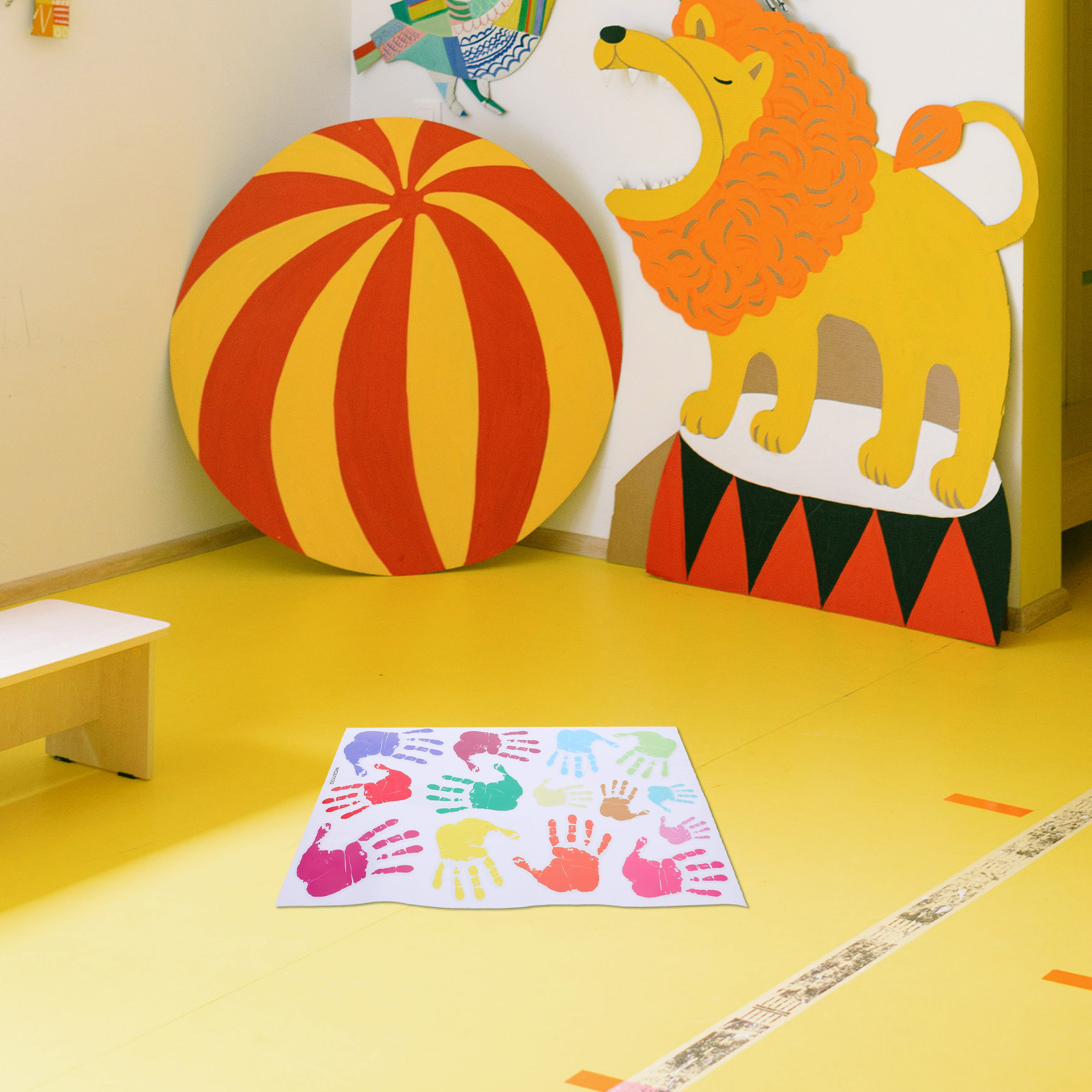 สติ๊กเกอร์ติดผนังลายการ์ตูนสีส - Wall Decal Nursery บทวิจารณ์และราคา