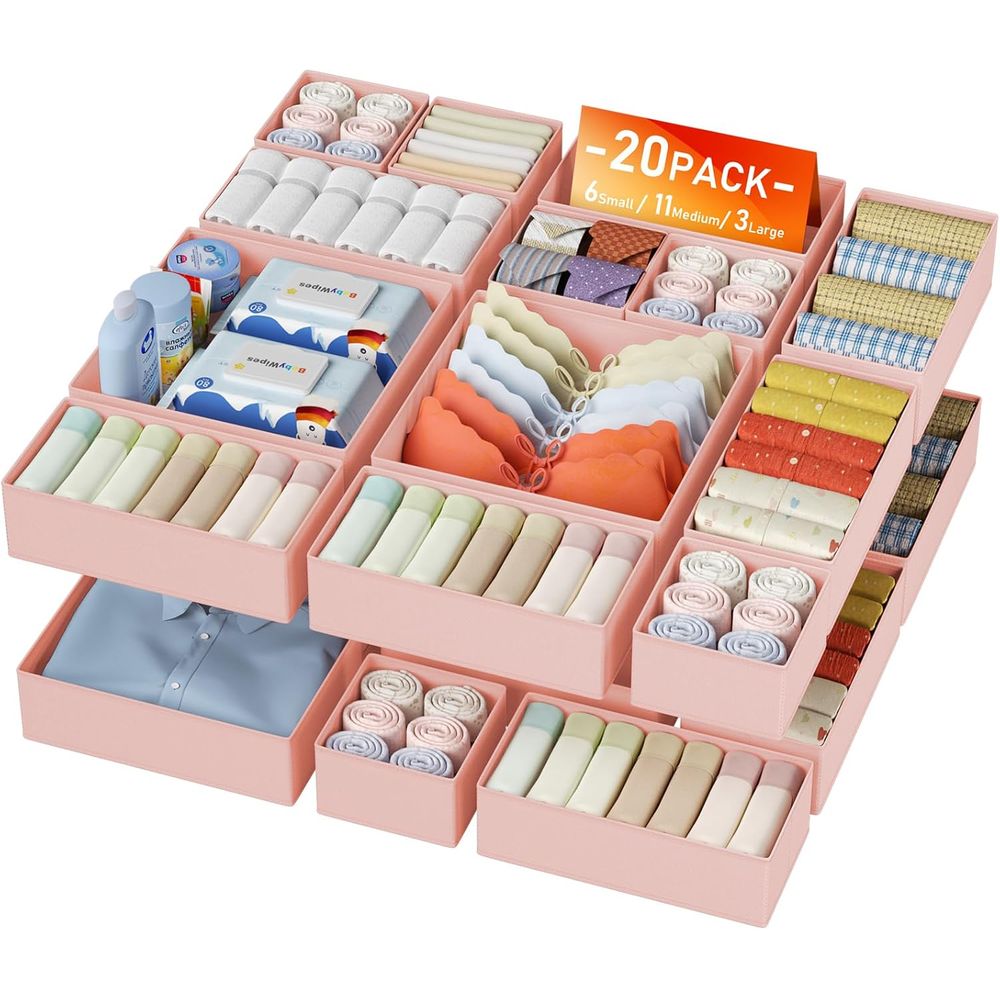 กล่องจัดระเบียบเสื้อผ้า 20 ชิ้ - Baby Nursery Closet Organization บทวิจารณ์และราคา