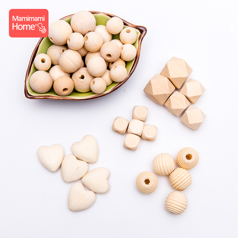 ลูกปัดไม้เด็กTeetherทําห่วงโซ่ - Baby Nursery Hospital บทวิจารณ์และราคา
