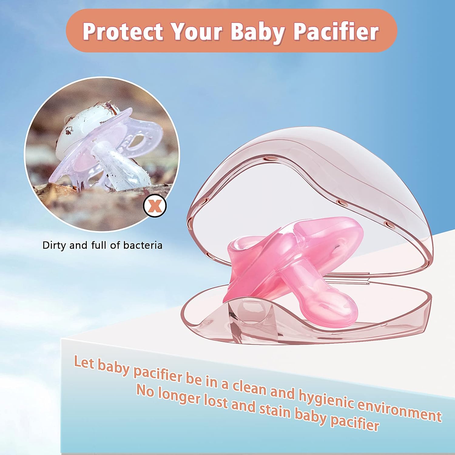 ที่ใส่จุกนมหลอก - กล่องใส่จุกน - Pacifier Sterilizer Case บทวิจารณ์และราคา