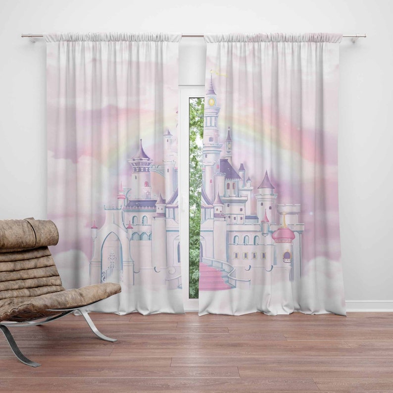 ผ้าม่านปราสาทเจ้าหญิง ผ้าม่านห - Baby Nursery Curtains บทวิจารณ์และราคา