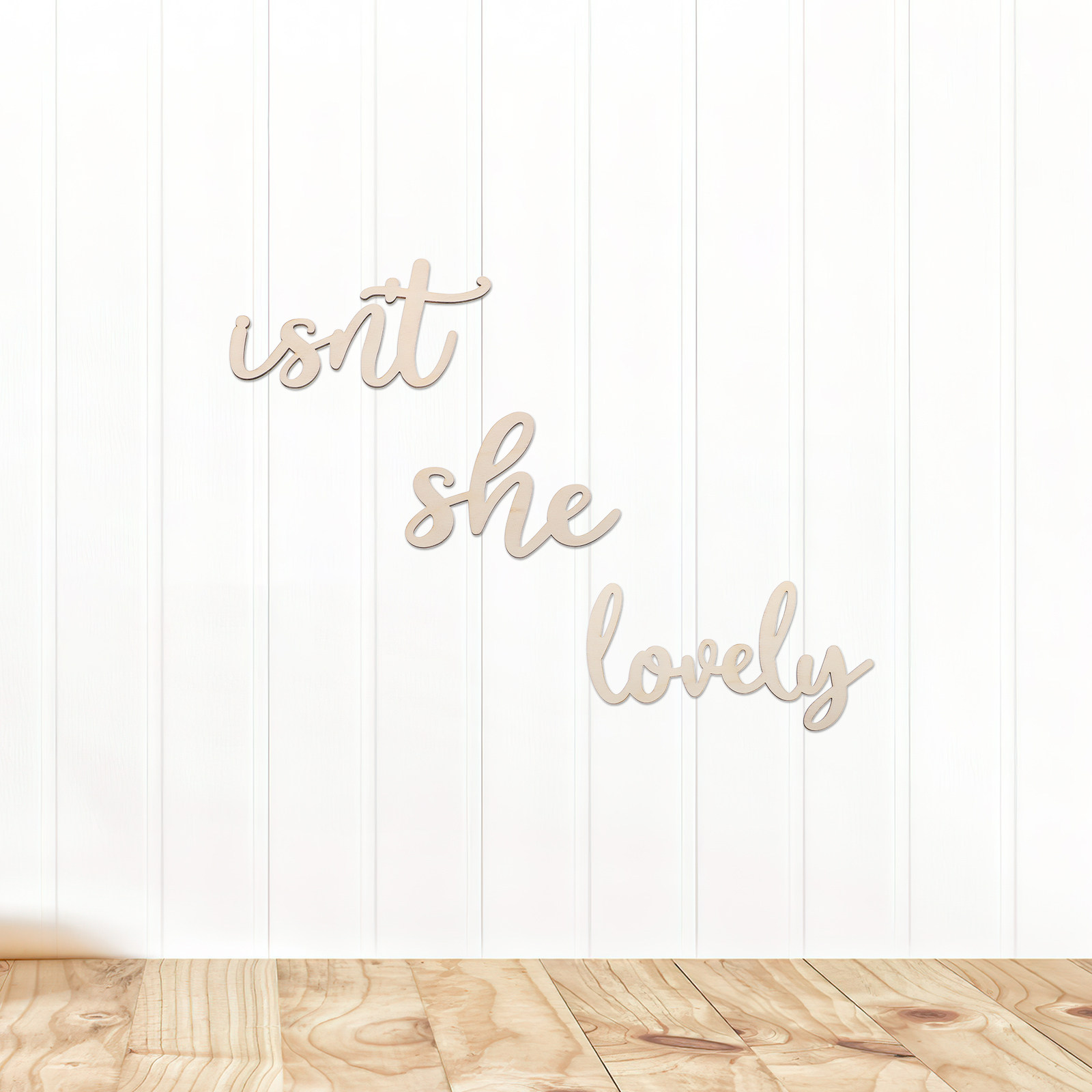 ป้ายไม้ สติ๊กเกอร์ติดผนังไม้ ต - Baby Nursery Stickers บทวิจารณ์และราคา