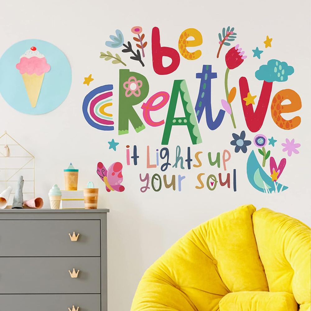สติ๊กเกอร์ติดผนังคำคมสร้างแรงบ - Baby Nursery Panelling บทวิจารณ์และราคา