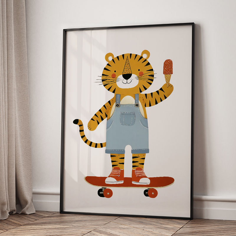 ภาพวาดการ์ตูนสัตว์ตลกๆ สำหรับต - Baby Nursery Items บทวิจารณ์และราคา