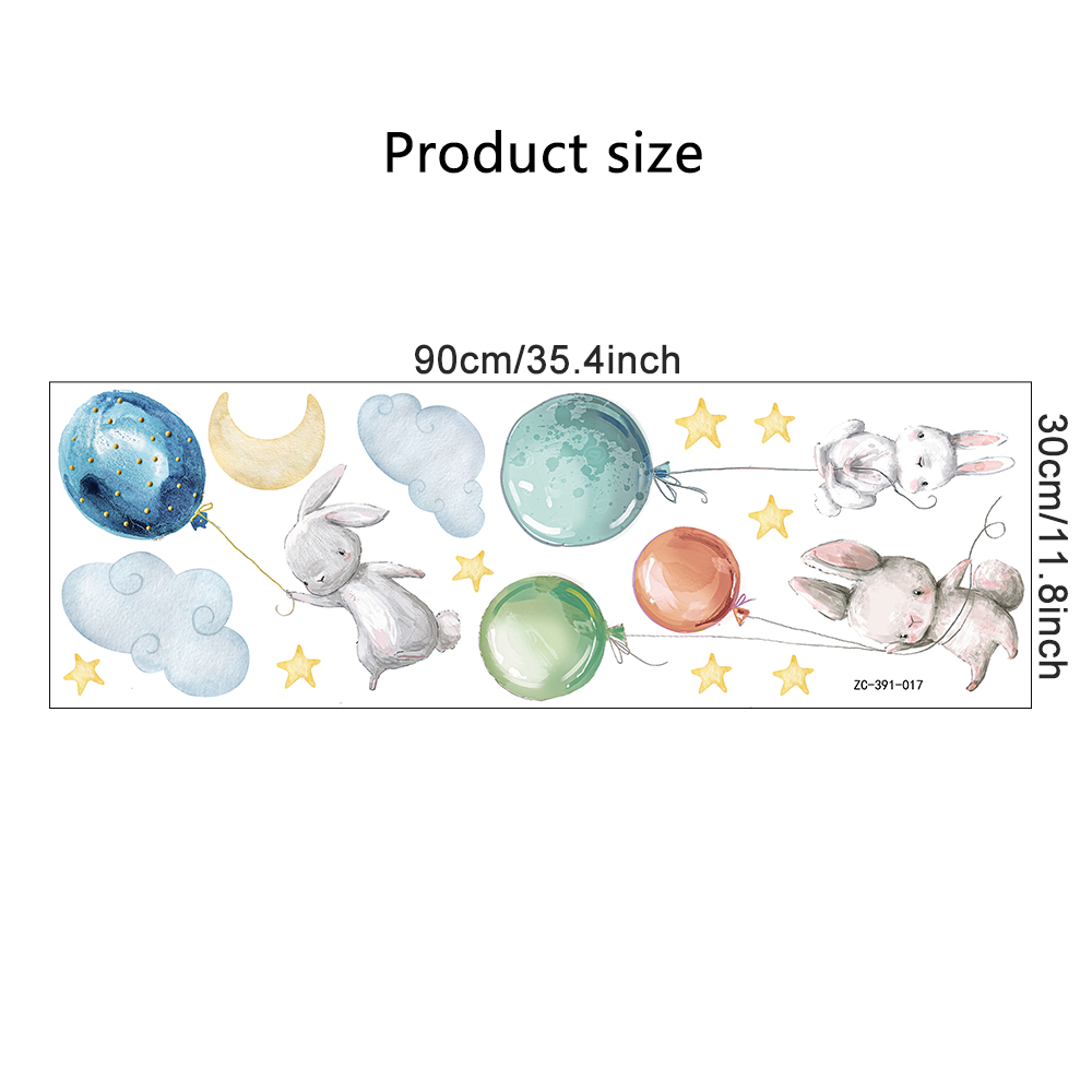 น่ารักน่ารักกระต่ายบินสติ๊กเกอ - Baby Nursery Items บทวิจารณ์และราคา