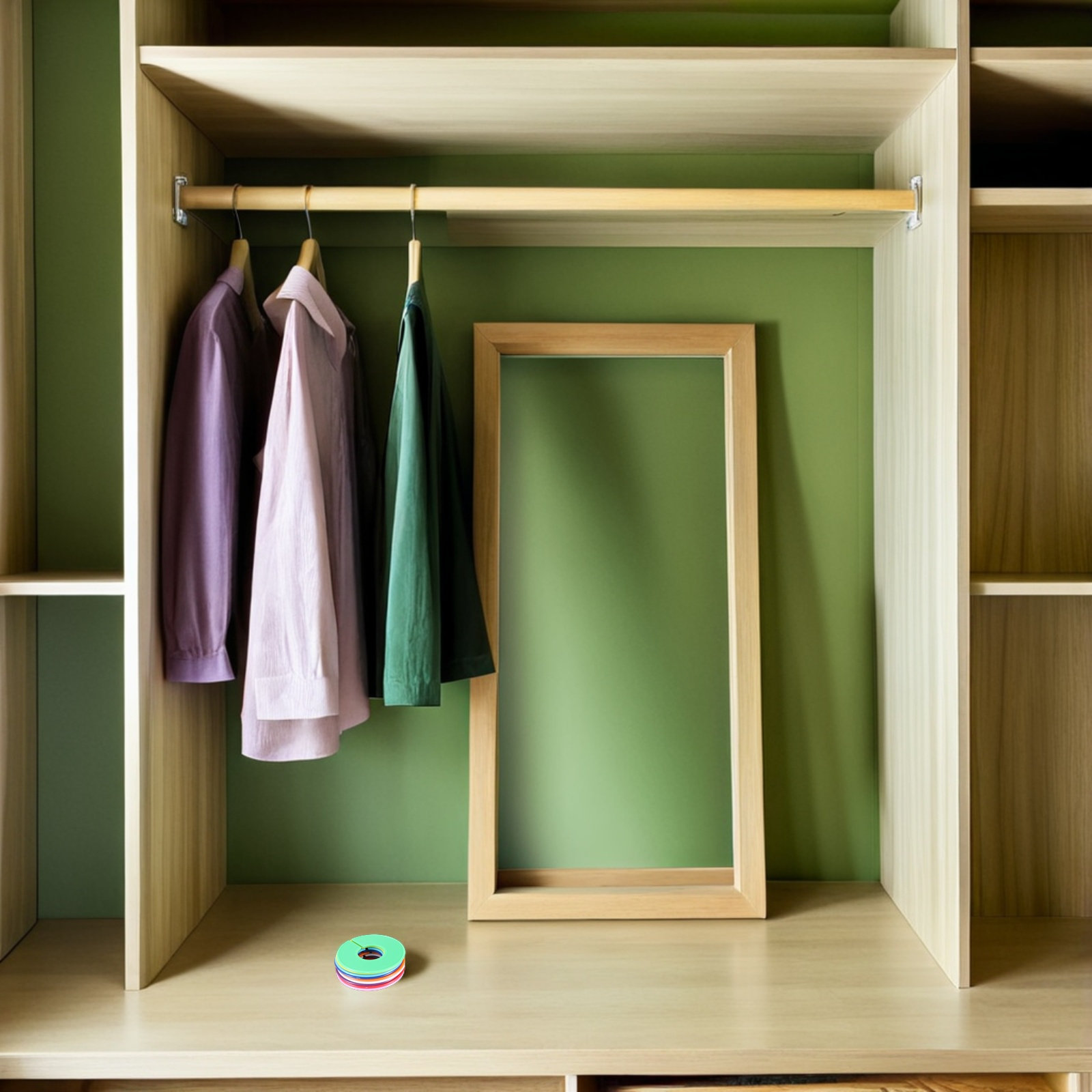 วงแหวนแบ่งขนาดเสื้อผ้า 36 ชิ้น - Baby Nursery Closet Organization บทวิจารณ์และราคา