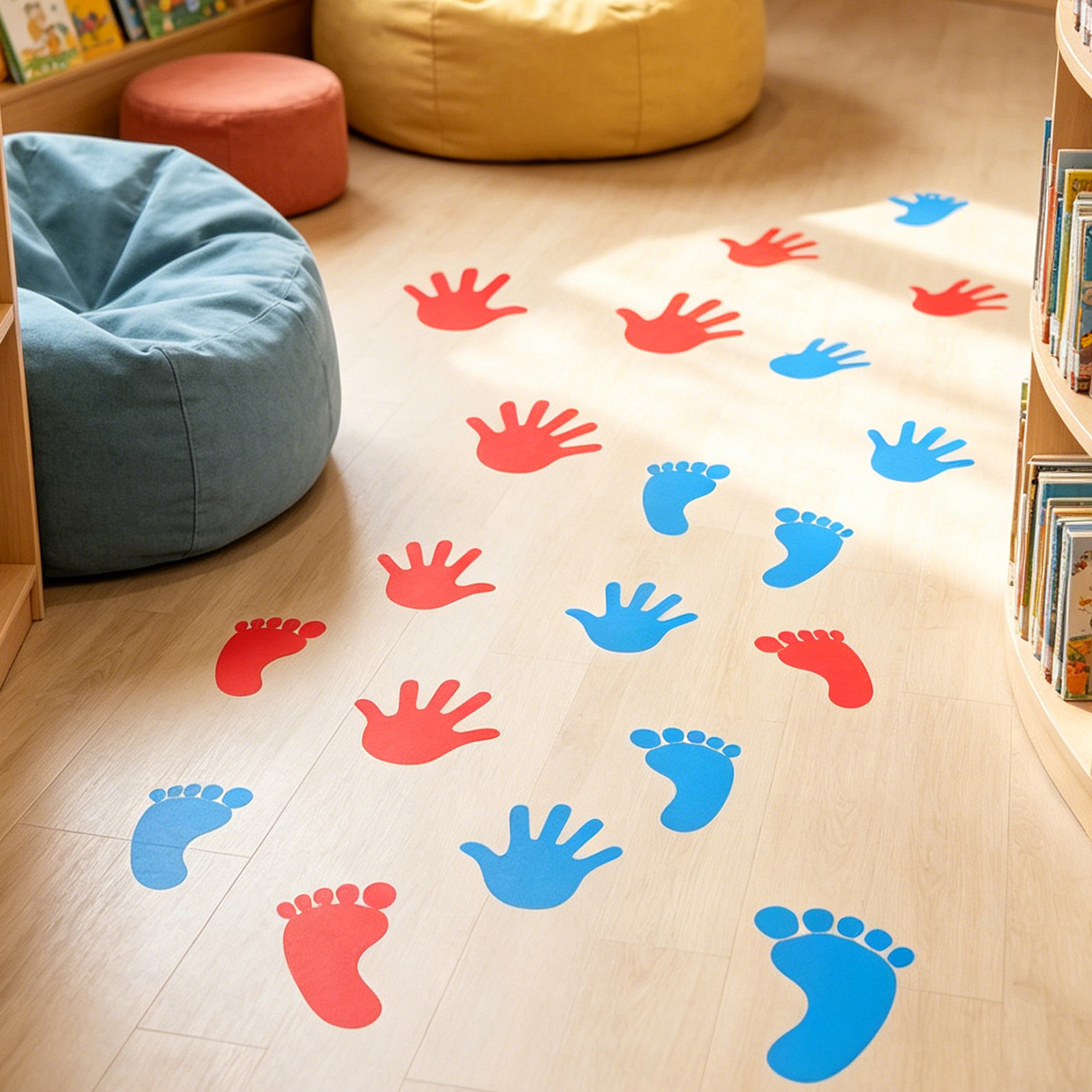 สติกเกอร์รอยมือรอยเท้า 20 คู่  - Wall Decal Nursery บทวิจารณ์และราคา