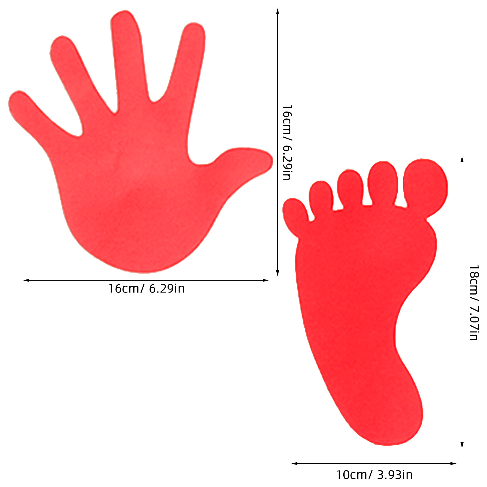 สติกเกอร์รอยมือรอยเท้า 20 คู่  - Wall Decal Nursery บทวิจารณ์และราคา