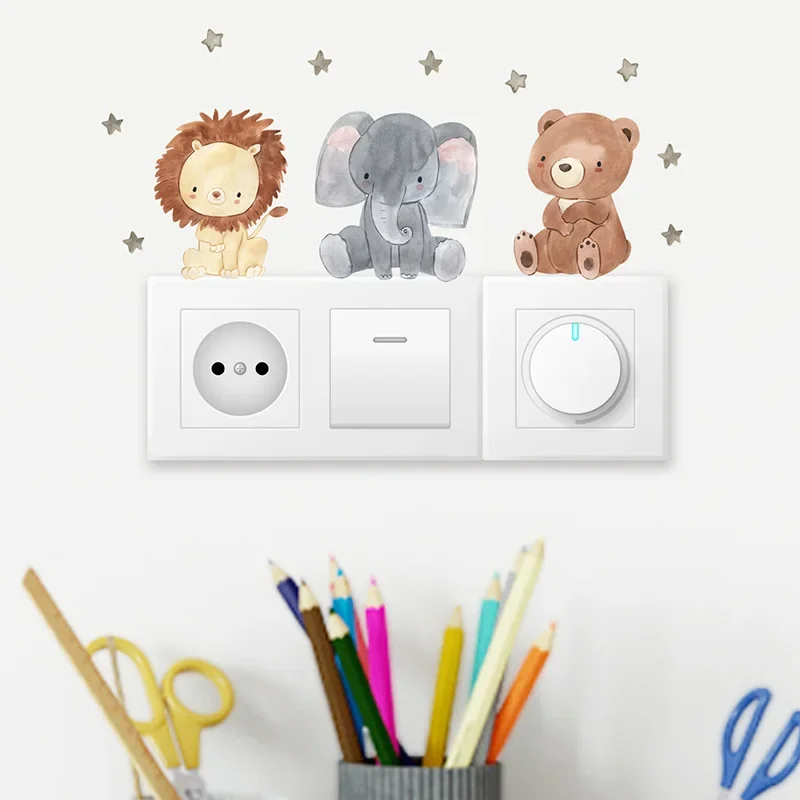 1/2/4/6 ชุดสติ๊กเกอร์ติดผนังรู - Wall Decal Nursery บทวิจารณ์และราคา