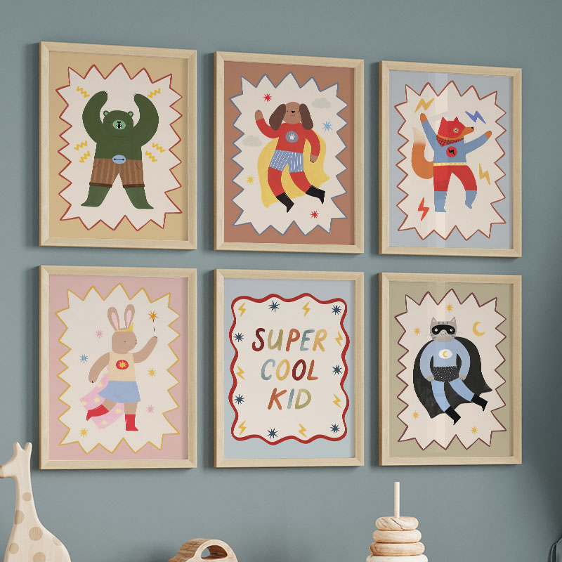ภาพวาดการ์ตูนตลกๆ สุดเท่ห์ สำห - Baby Nursery Items บทวิจารณ์และราคา